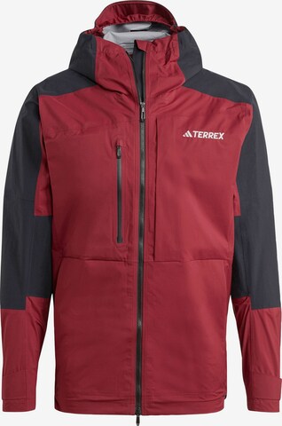 Veste outdoor 'Xploric' ADIDAS TERREX en rouge : devant