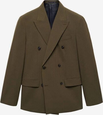 MANGO MAN Regular fit Suit Jacket 'Boston' in Green: front