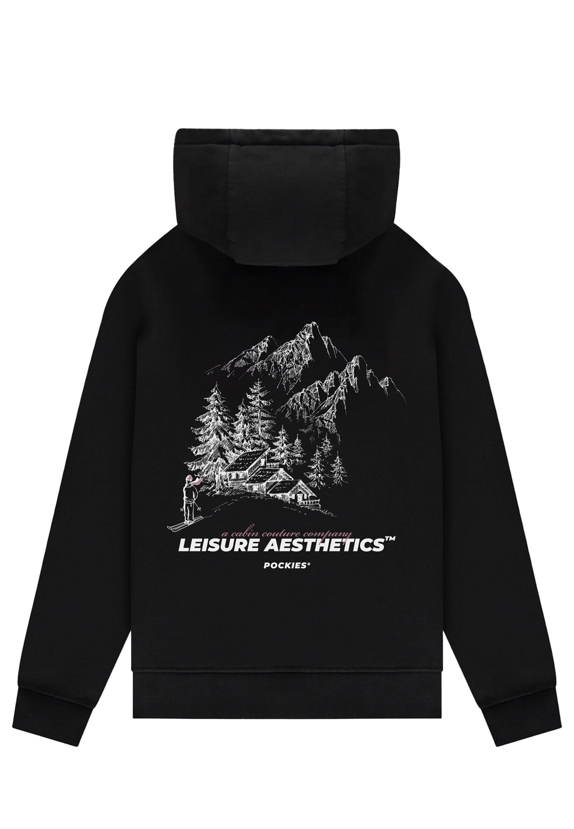 Pockies - Sudadera 'Cabin' en negro