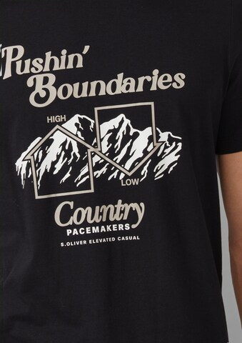 T-Shirt s.Oliver en noir