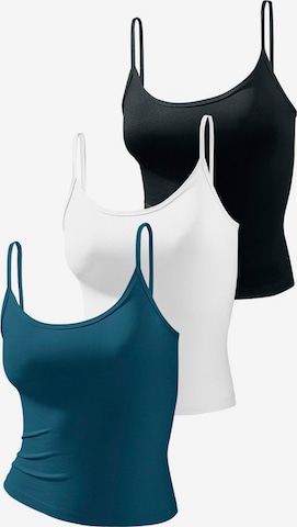 Maglietta intima di VIVANCE in blu: frontale