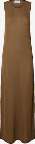 SELECTEDPletena haljina 'SLFMOON' - smeđa boja: prednji dio