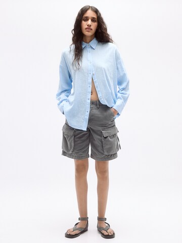 Pull&Bear Blouse in Blauw