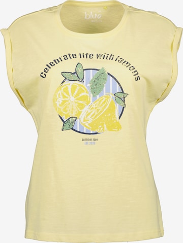 T-shirt BLUE SEVEN en jaune : devant
