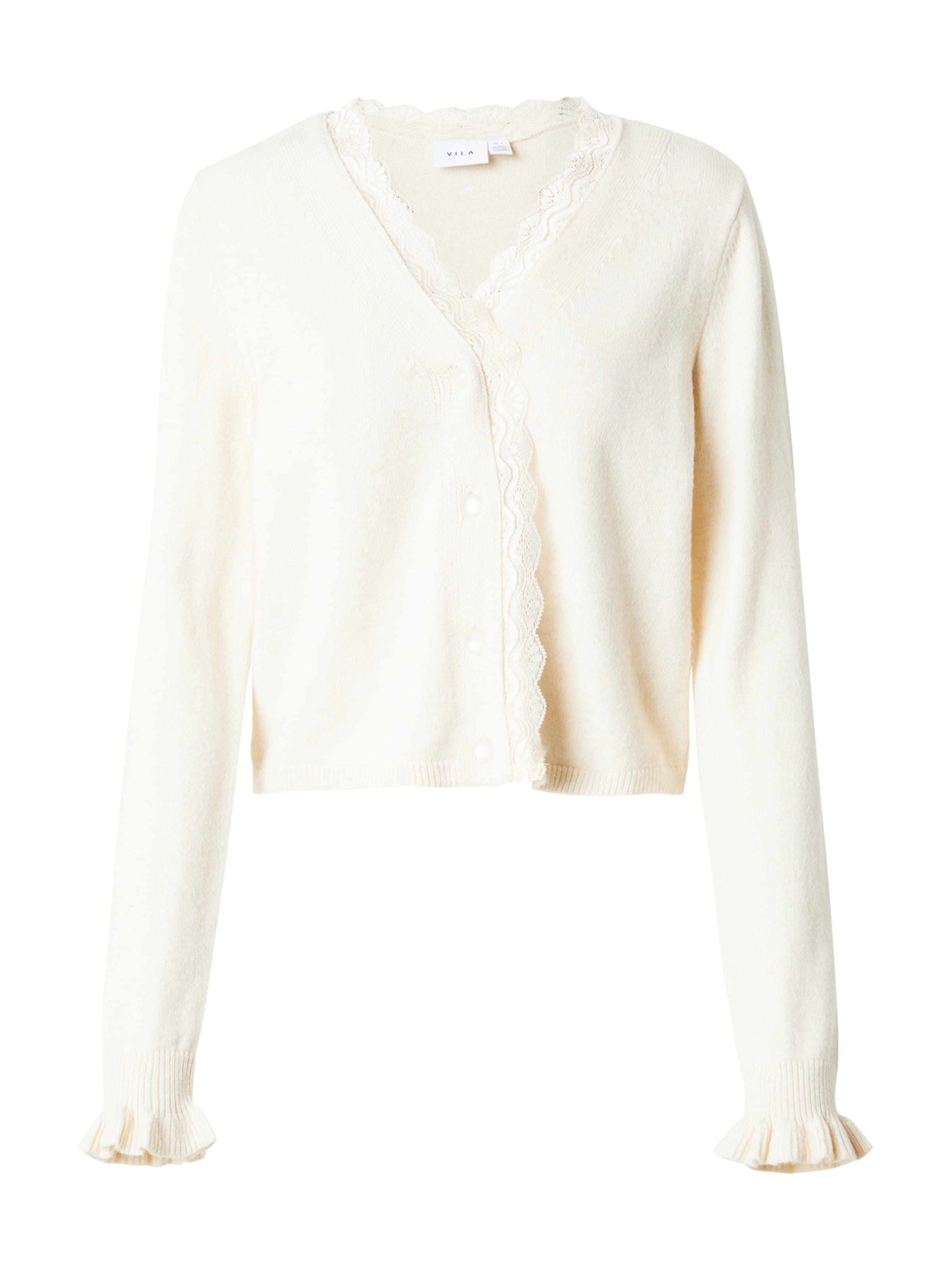 VILA Kardigan 'VIRIL' – béžová: přední strana