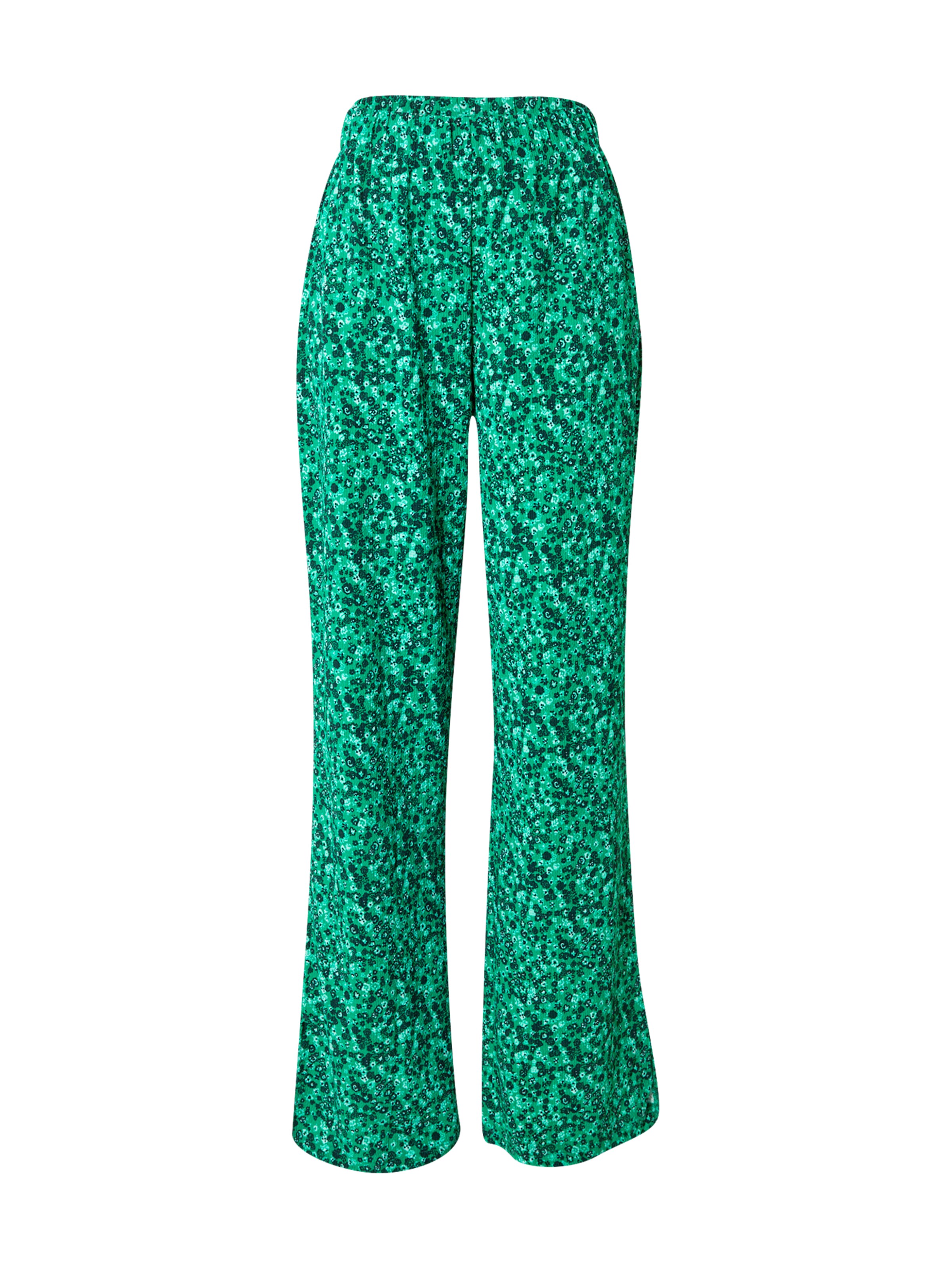 Nasty Gal Wide leg Trousers in Green: front
