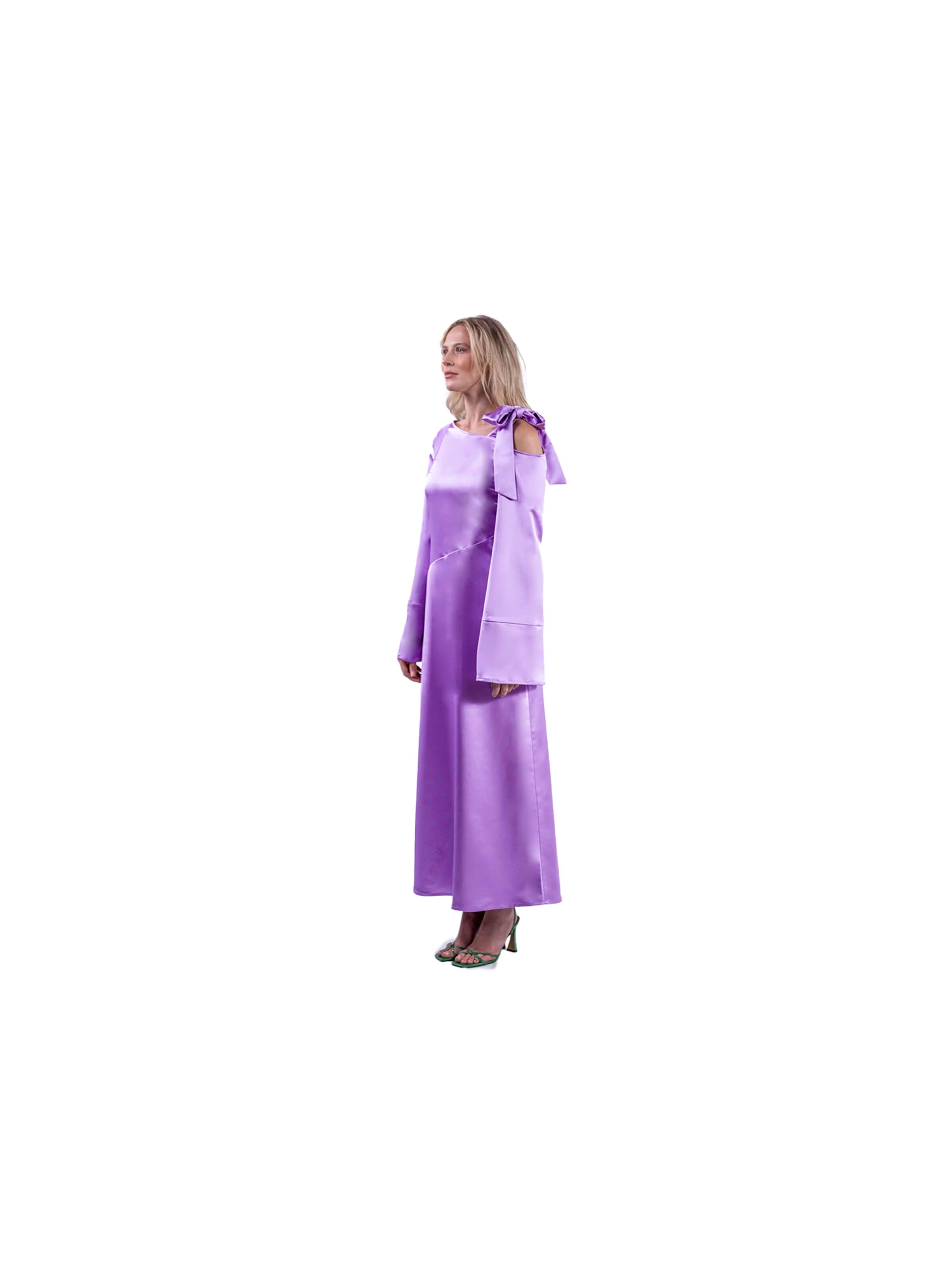 MARYLAND Studio Evening dress 'Signature OffShoulder' in Purple