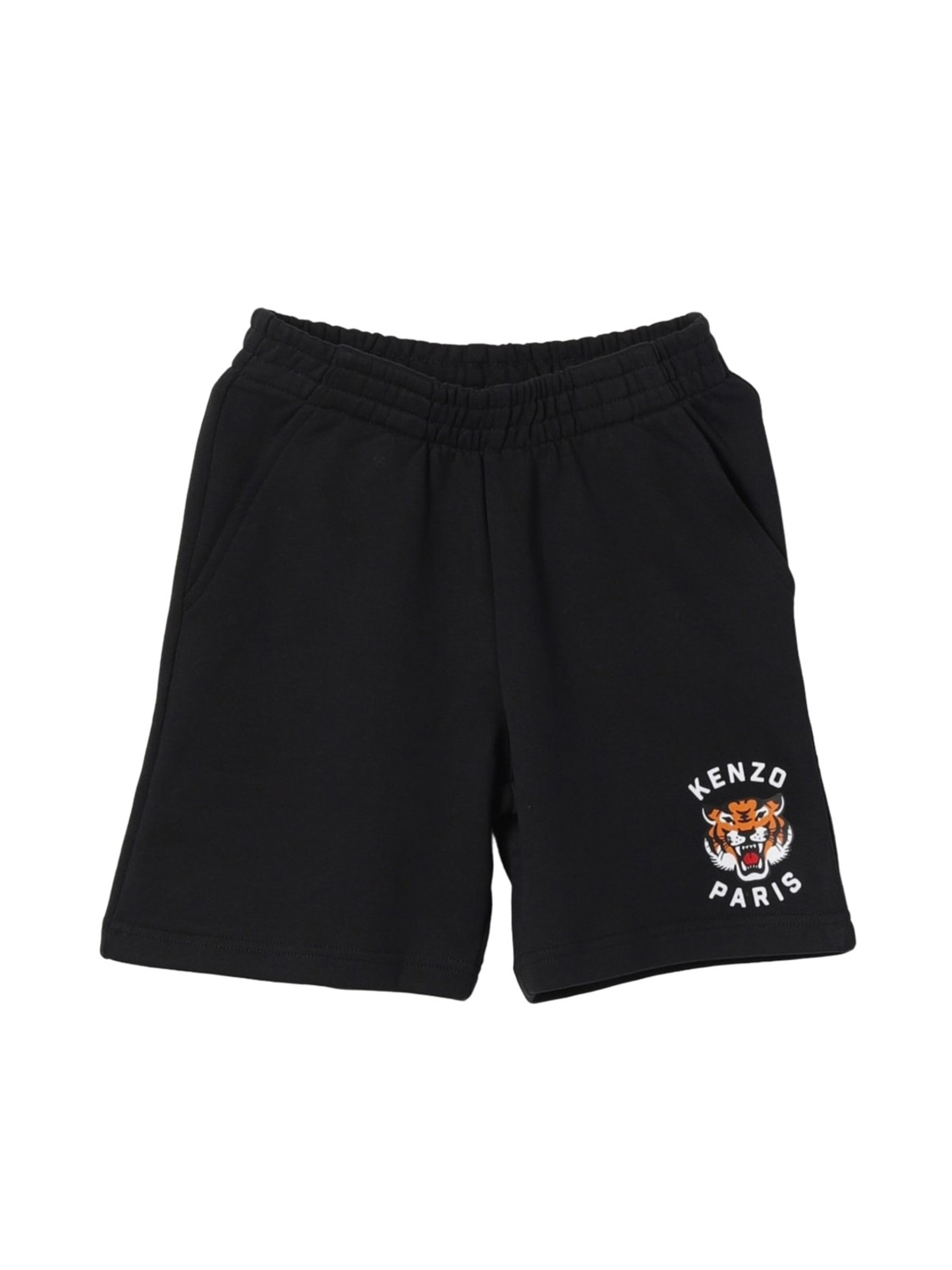 KENZO Regular Pants in Black: front