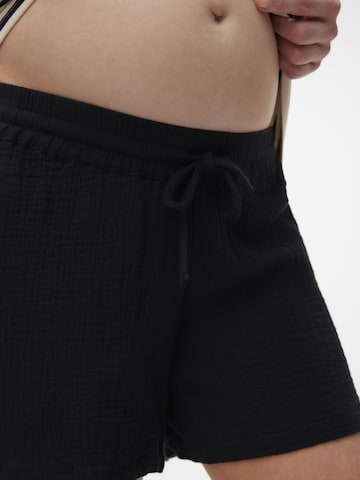 regular Pantaloni 'Juana' di MAMALICIOUS in nero