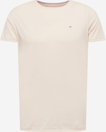 Tommy Jeans Shirt 'Jaspe' in Beige: voorkant