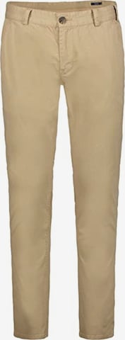 Effilé Pantalon chino GARCIA en marron : devant