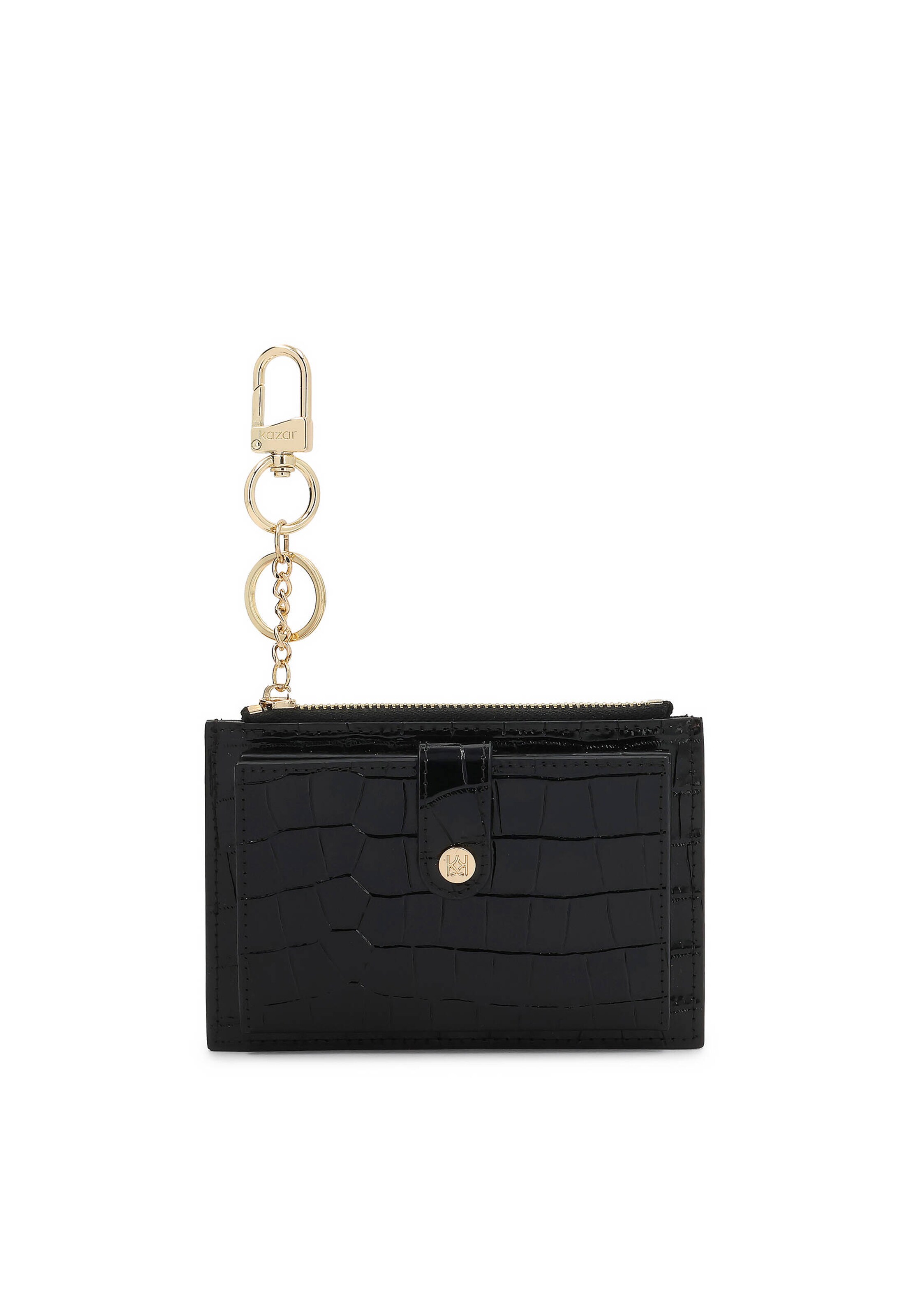 Kazar Wallet in Black: front