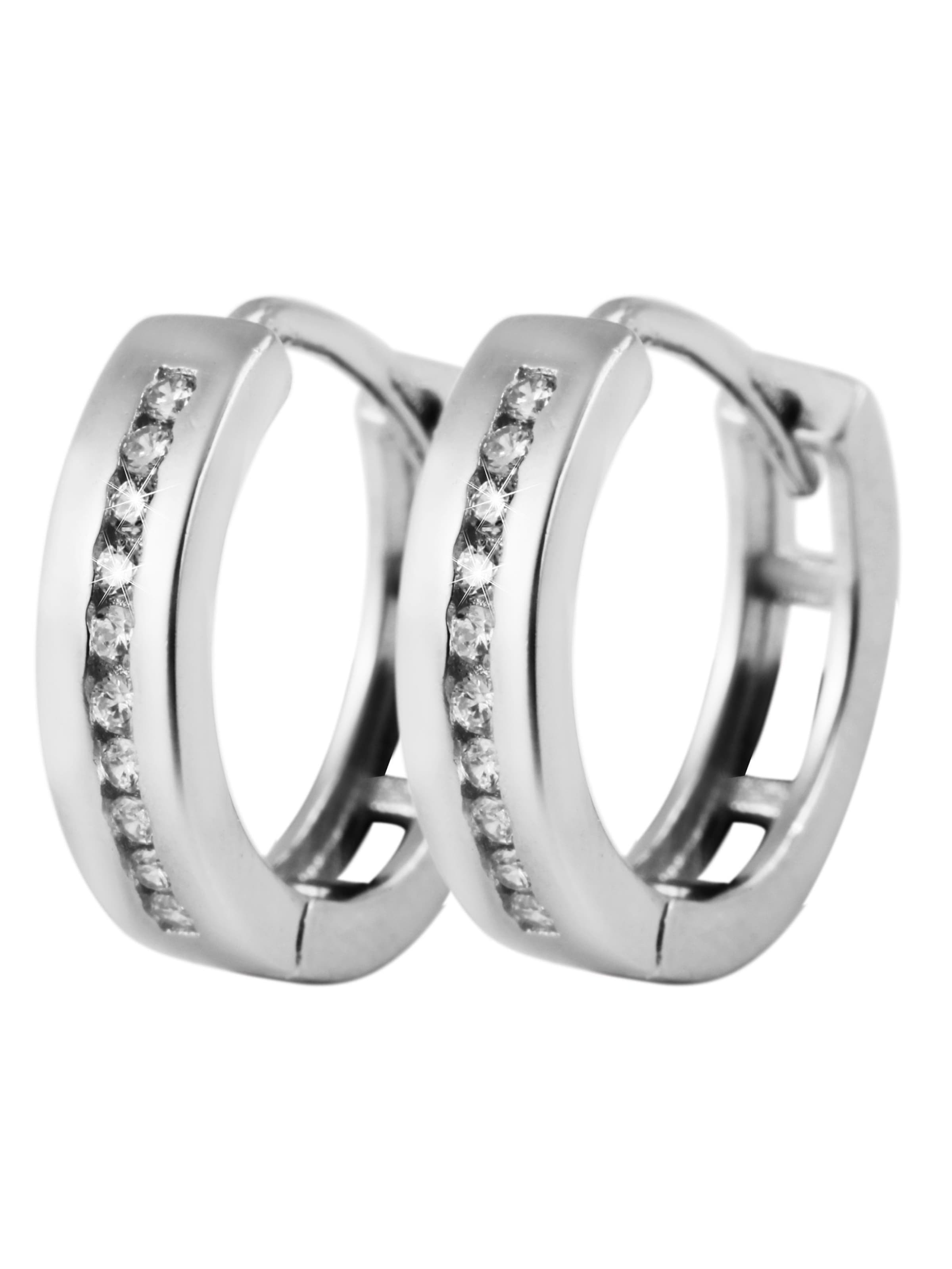 Akzent Earrings 'Milla, 925 Sterlingsilber, langlebig' in Silver: front