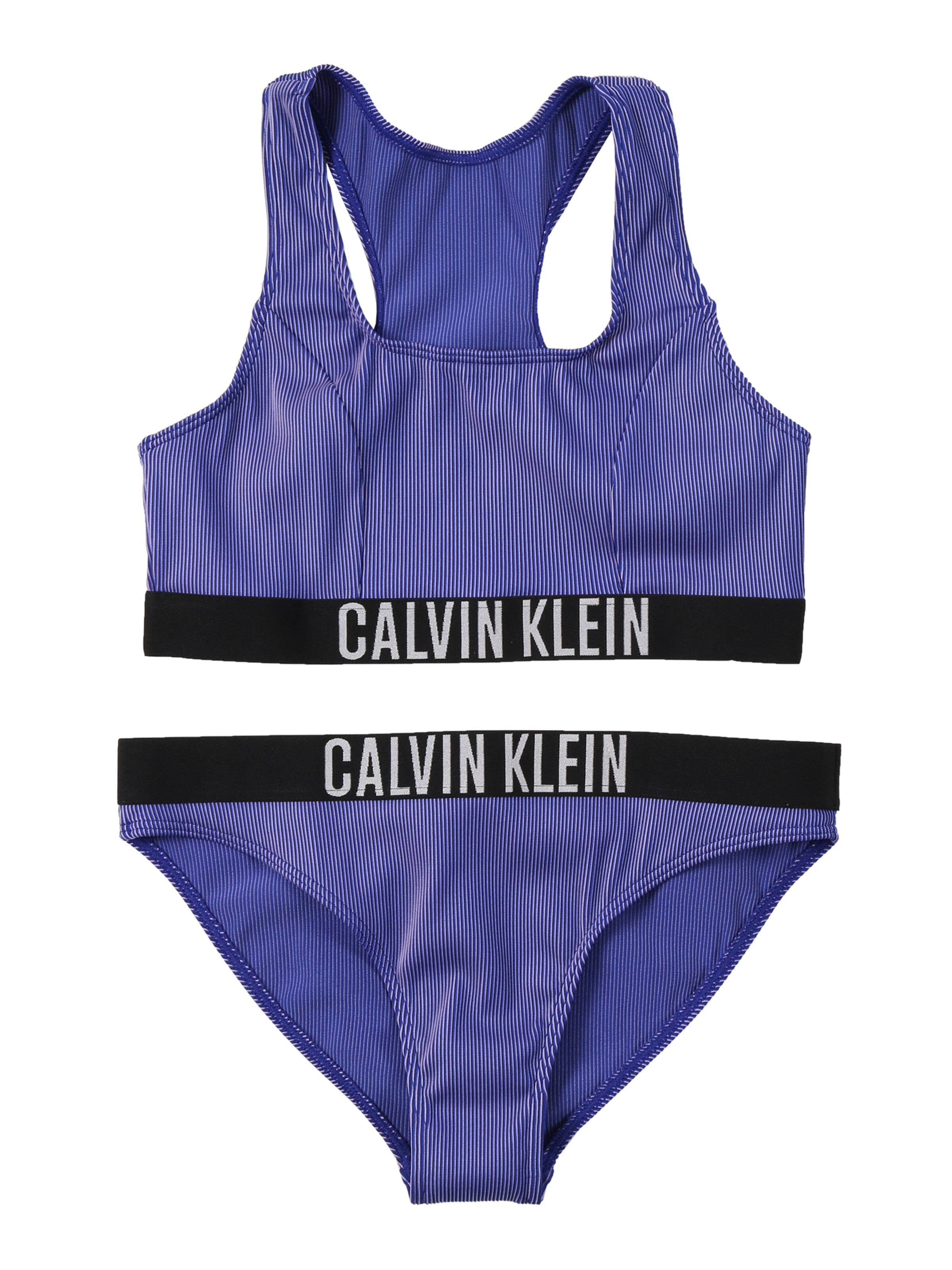 Calvin Klein Swimwear - Bustier Bikini en lila: frente