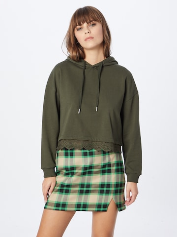 Sweat-shirt 'Letizia' ABOUT YOU en vert : devant