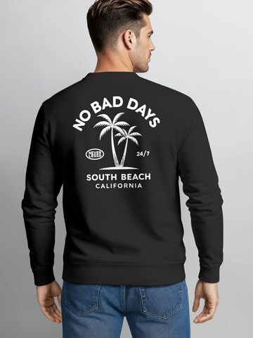 Neverless Sweatshirt 'No Bad Days' in Black