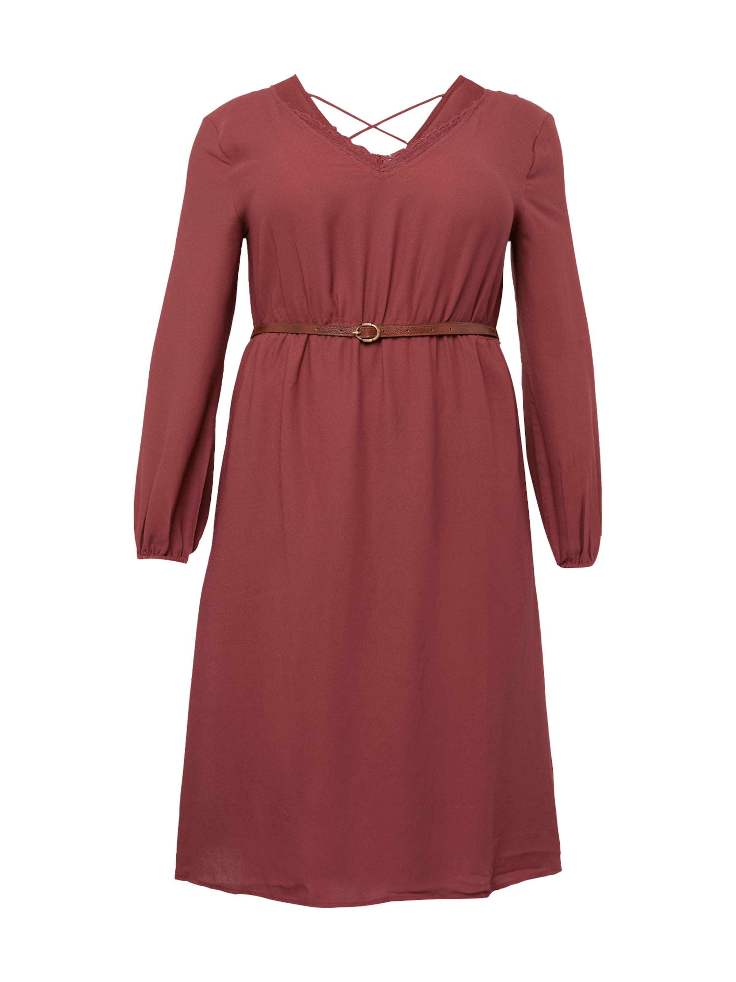 ABOUT YOU Curvy Šaty 'Laurine' - Červená: predná strana