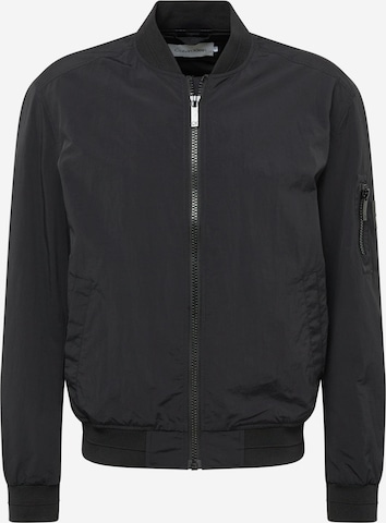 Calvin KleinPrijelazna jakna 'MATT' - crna boja: prednji dio
