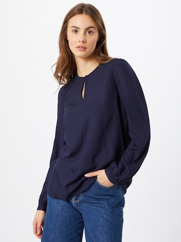 ESPRIT Blouse in Blauw: voorkant