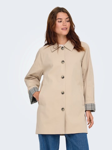 Manteau mi-saison 'ONLORCHID' ONLY en beige : devant