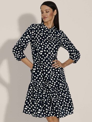 MADELEINE Jurk in Blauw: voorkant
