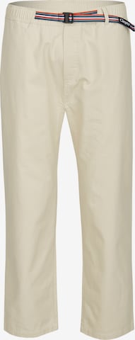 Cleptomanicx Regular Pants 'Transit Team' in Beige: front