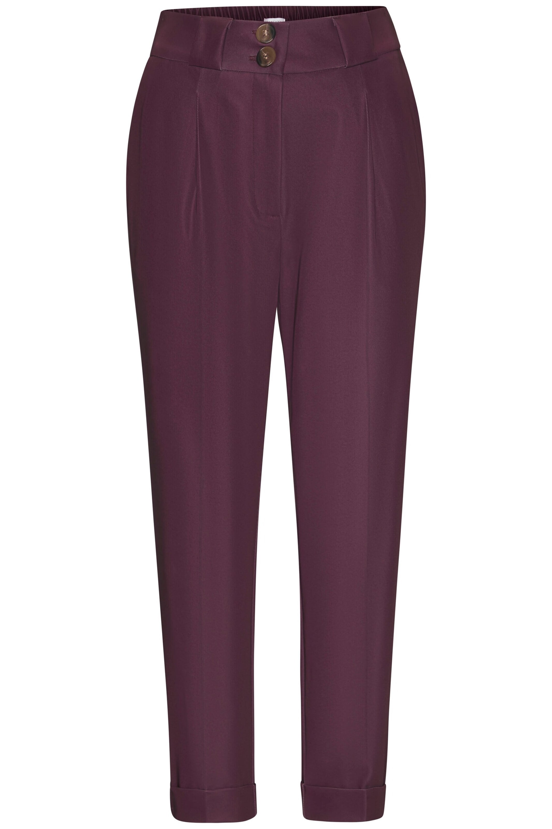 LASCANA - Loosefit Calças em roxo: frente