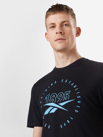 Reebok Функционална тениска в черно