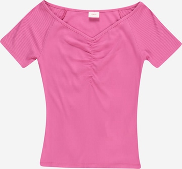 T-Shirt s.Oliver en rose : devant