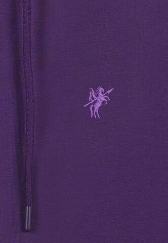 DENIM CULTURE Sweat jacket 'PEDRO' in Purple