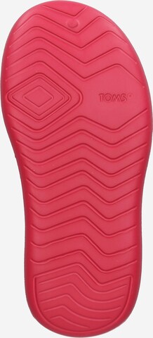 TOMS Clogs 'ALPARGATA MALLOW MULE MOLDED' in Red