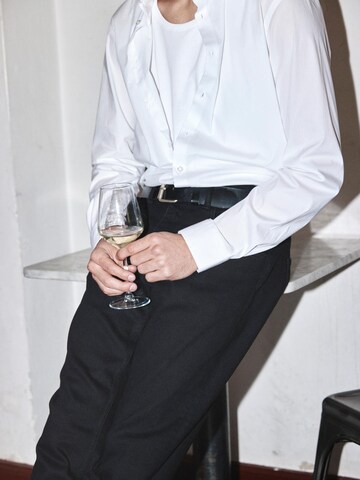 Casual Friday Slim fit Zakelijk overhemd ' CFPalle ' in Wit