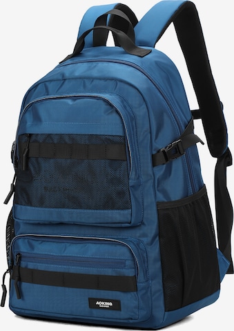 Aoking Backpack in Blue: front