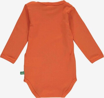 Tutina / body per bambino 'Langarm' di Fred's World by GREEN COTTON in arancione