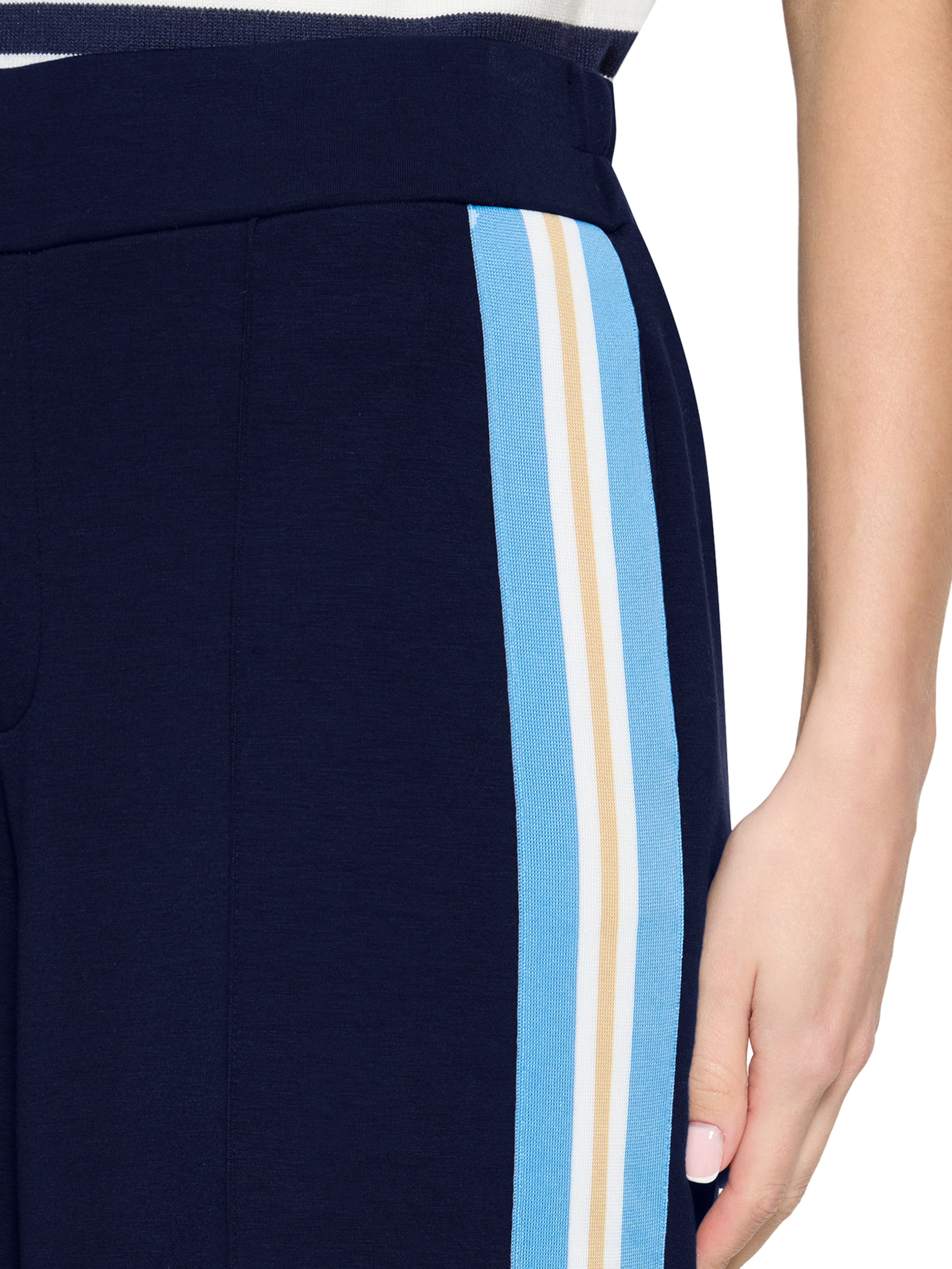 Cartoon - Pierna ancha Pantalón en azul