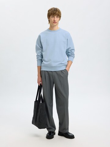 SELECTED Sweatshirt i blå