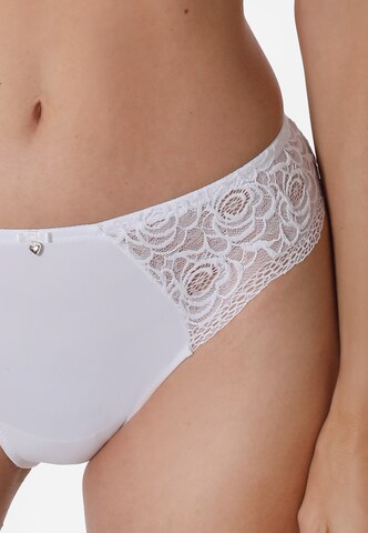 Slip 'BEAUTIFUL ROSE' sassa en blanc