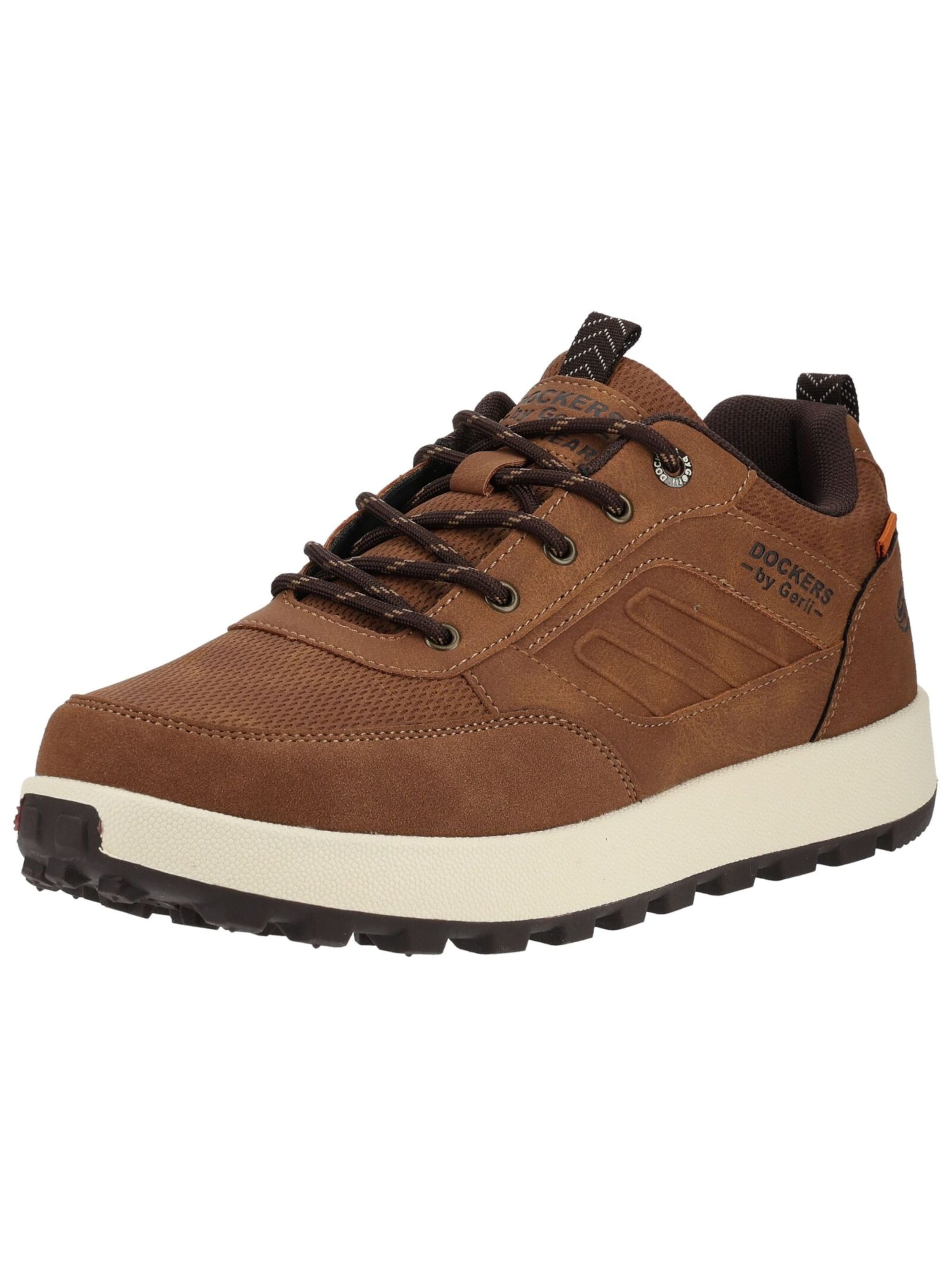 Sneaker bassa di Dockers by Gerli in marrone: frontale