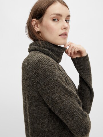 PIECES Pullover 'Ellen' in Braun