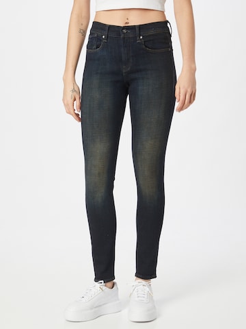 G-Star RAW Skinny Jeans 'Hana' in Blauw: voorkant