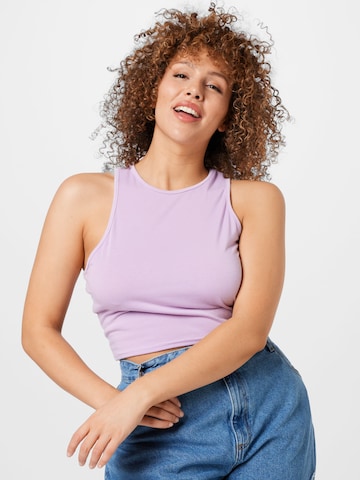 Nasty Gal Plus Top in Purple: front