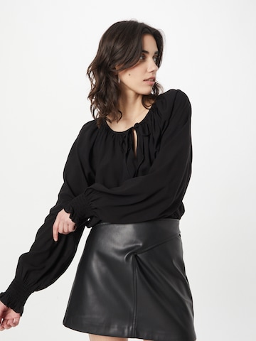 Lindex - Blusa 'Molly' em preto: frente