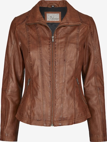 7ELEVEN Between-Season Jacket 'SEAlly' in Brown: front