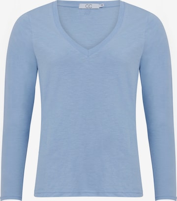 Coster Copenhagen Top ' CC Heart ' in Blue: front