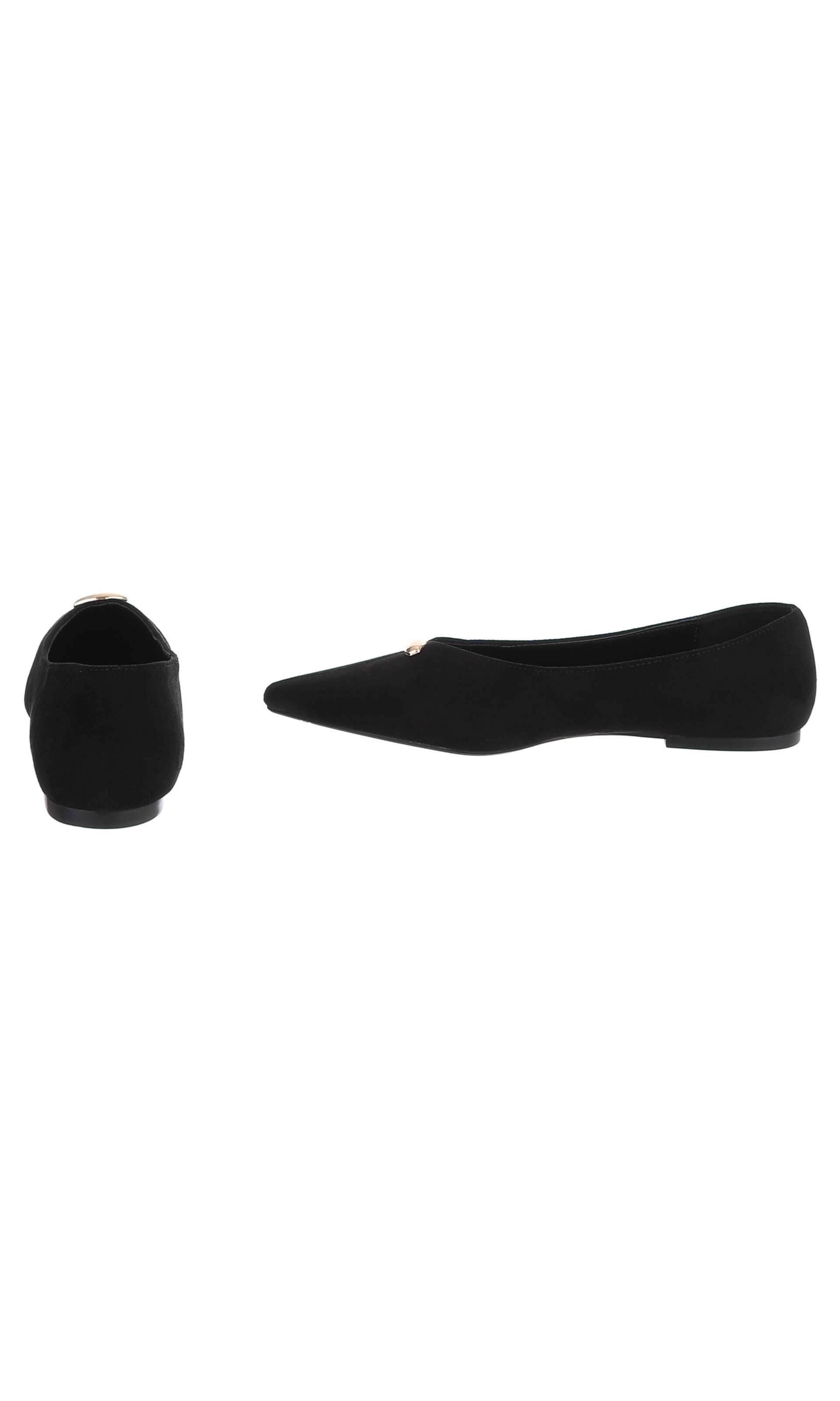 Ital-Design Ballet Flats in Black