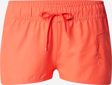 PROTEST Board Shorts 'EVIDENCE' in Orange: front