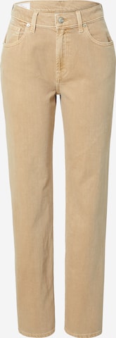 GAP Regular Broek in Beige: voorkant