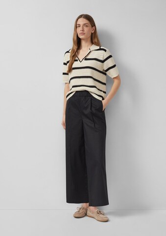 Wide Leg Pantalon s.Oliver en noir