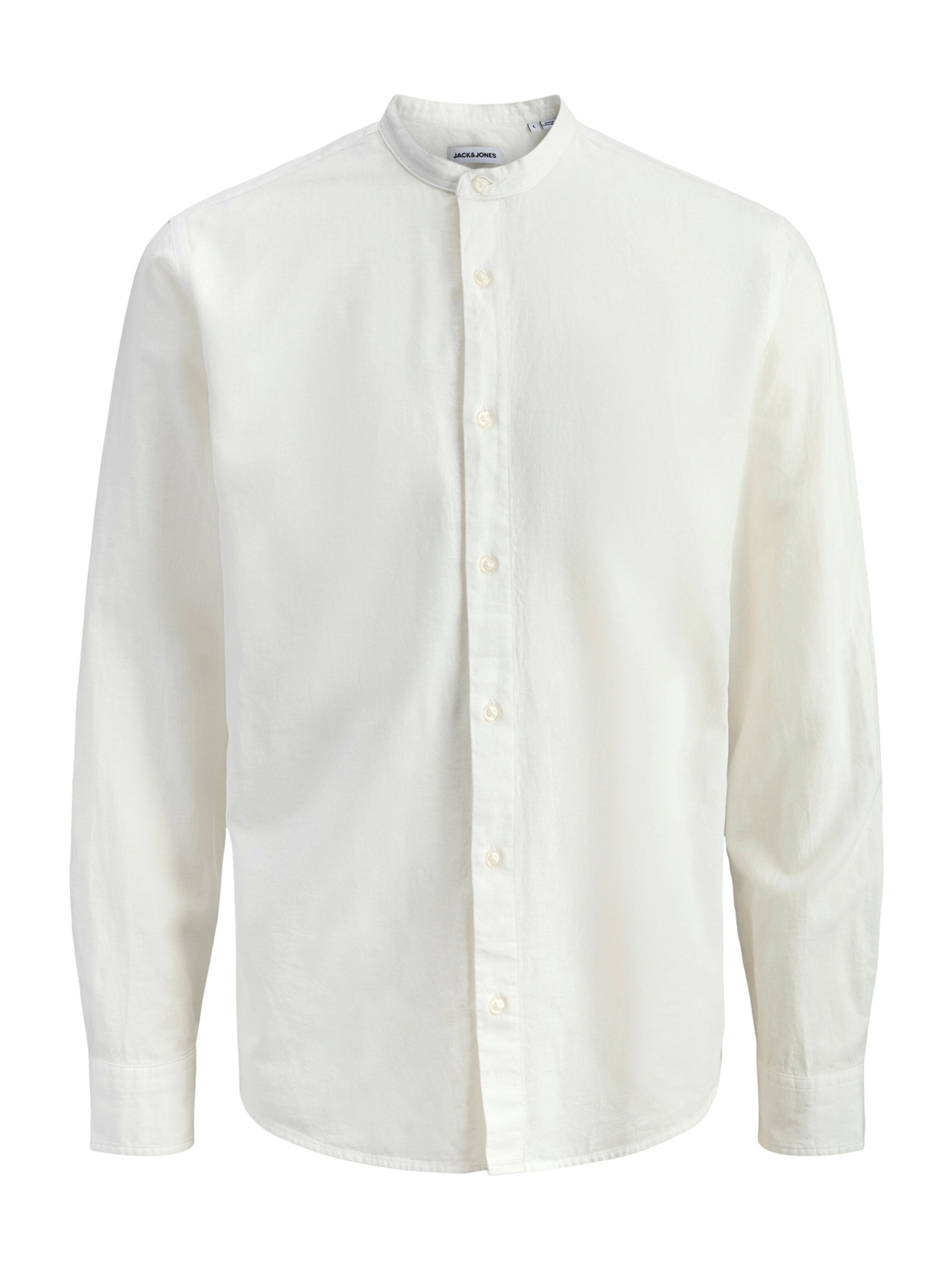 Jack & Jones Junior Slim fit Πουκάμισο 'JJEBREEZE' σε λευκό: μπροστά