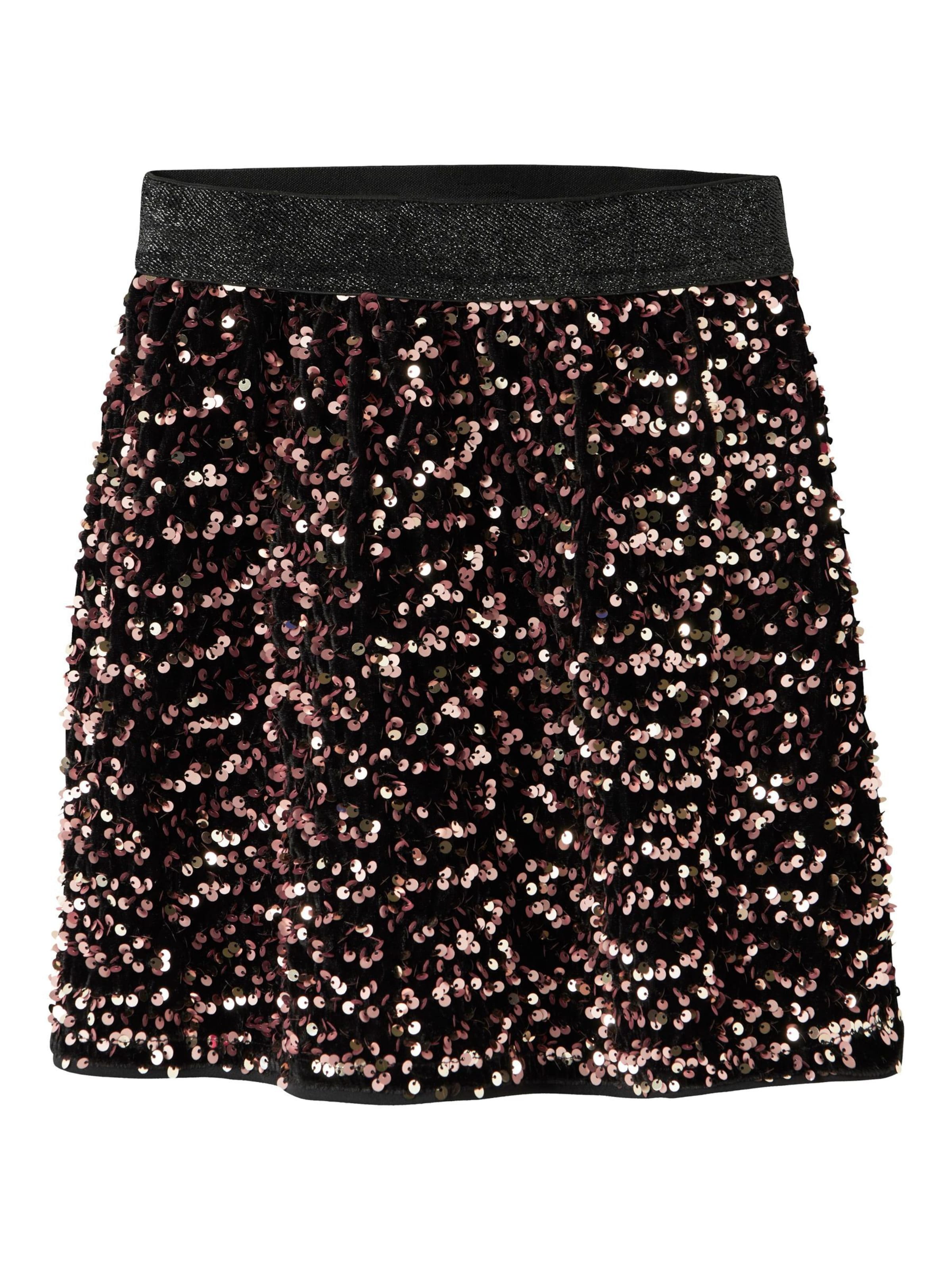 NAME IT - Falda 'NKFRunica' en marrón: frente